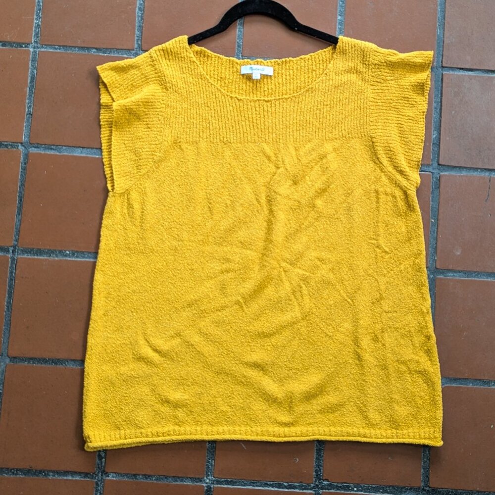 Madewell Marin Sweater Tee Hayfield orange Size XL - Picture 10 of 13